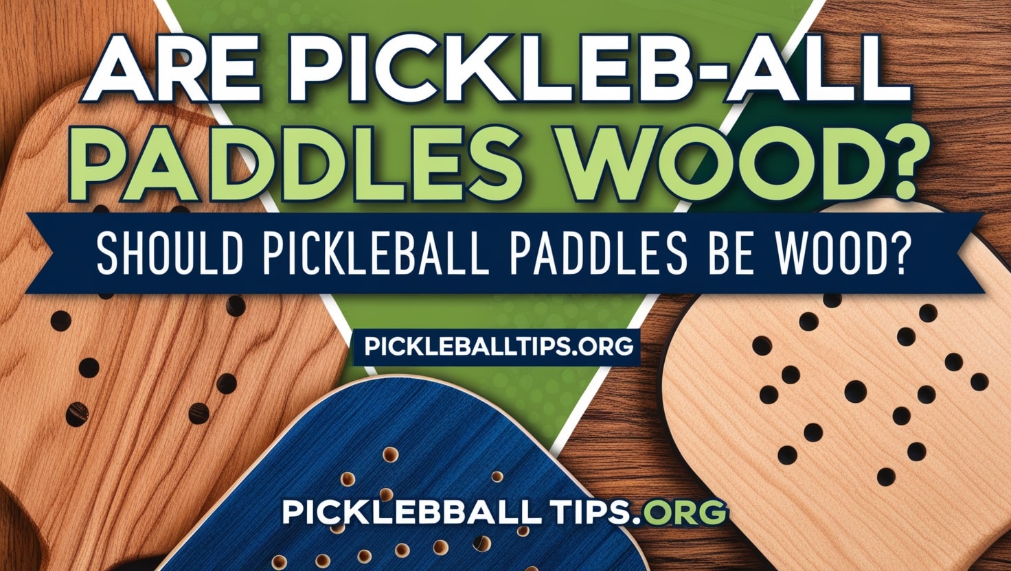 Are Pickleball Paddles Wood