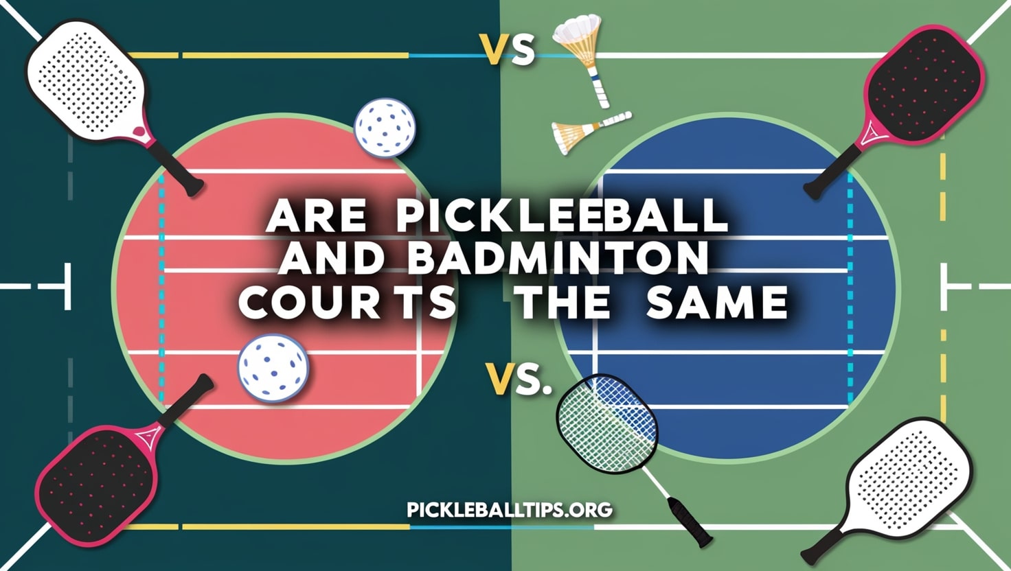 Are Pickleball and Badminton Courts the Same