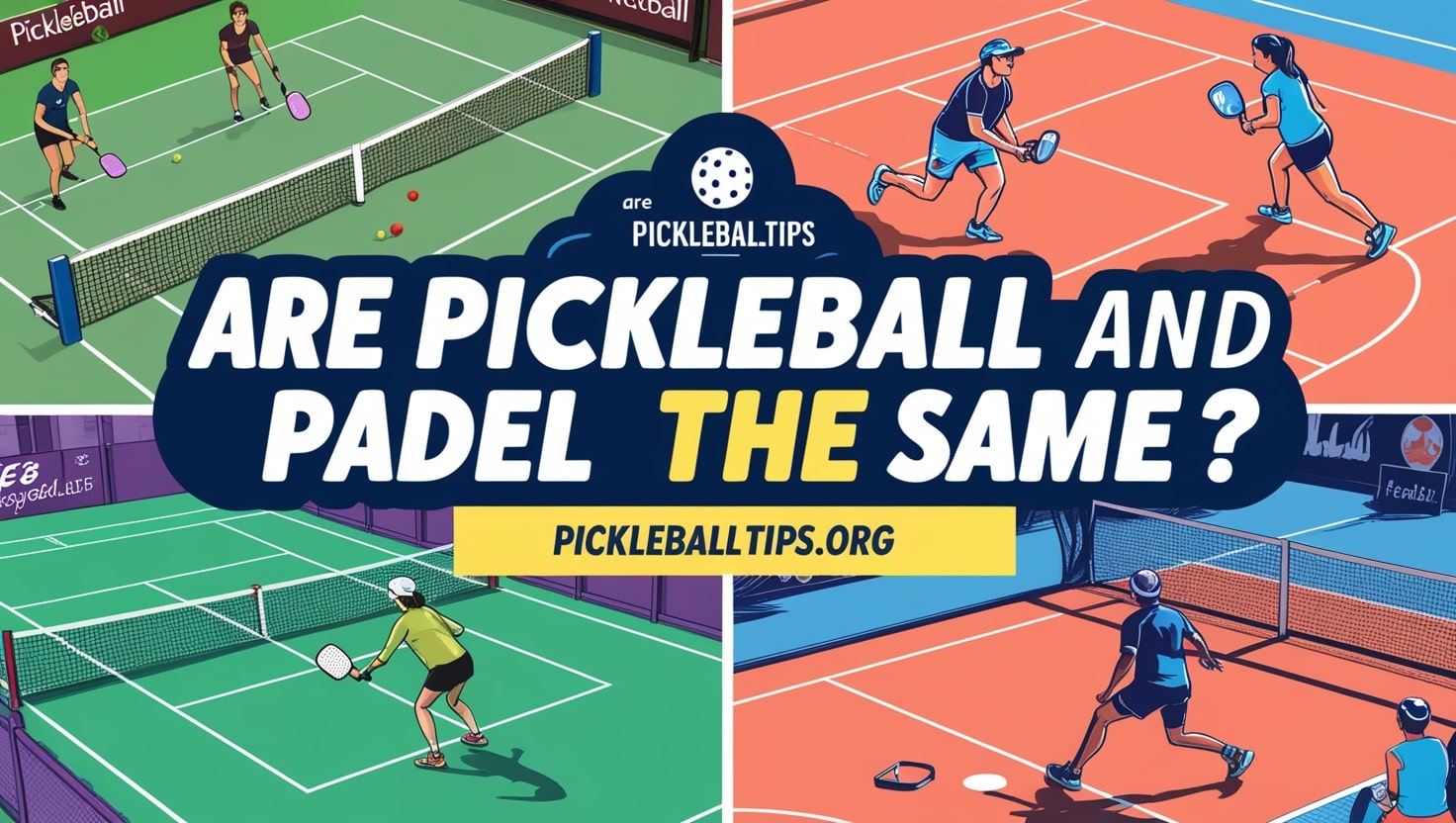 Are Pickleball and Padel the Same