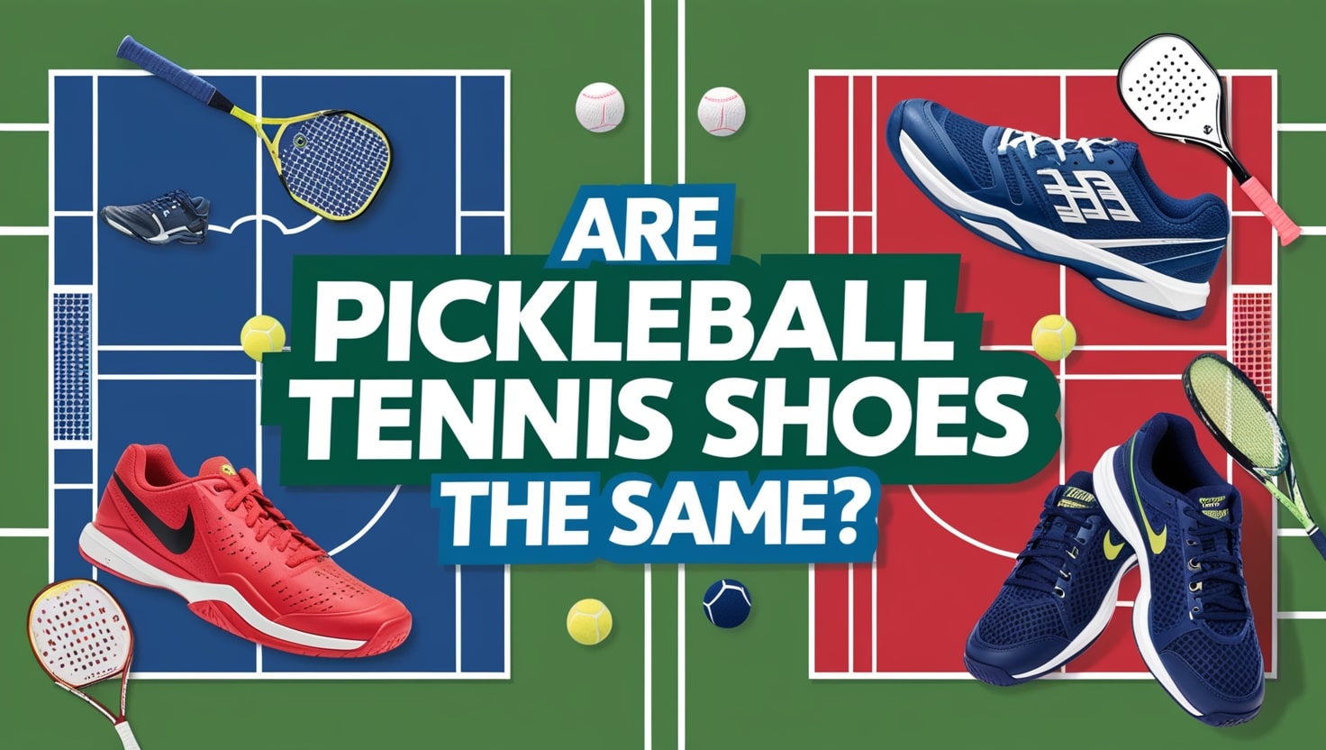 Are Pickleball and Tennis Shoes the Same