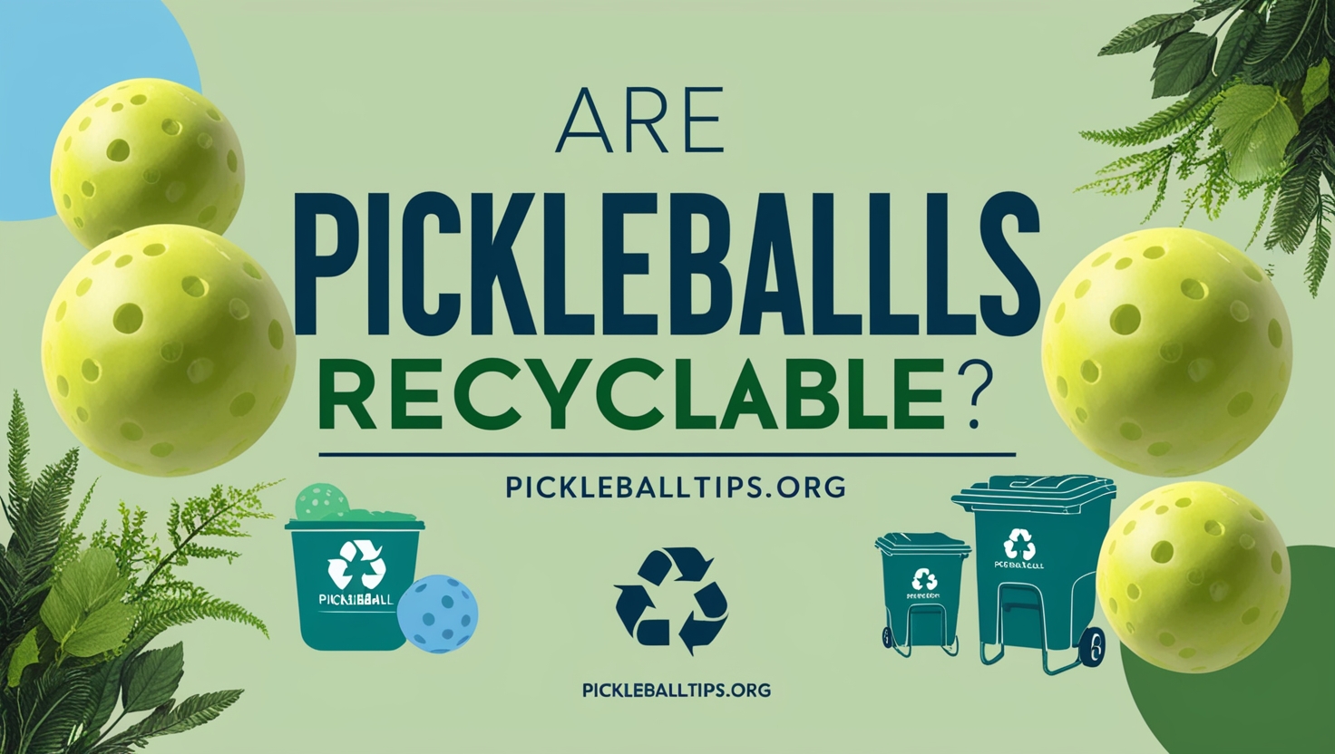 Are Pickleballs Recyclable