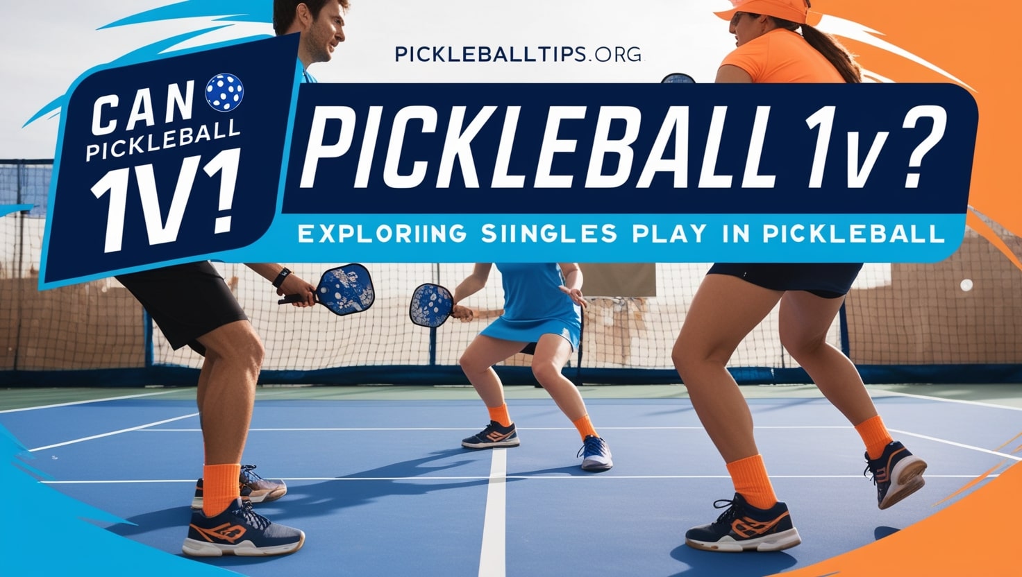 Can Pickleball Be Played 1v1