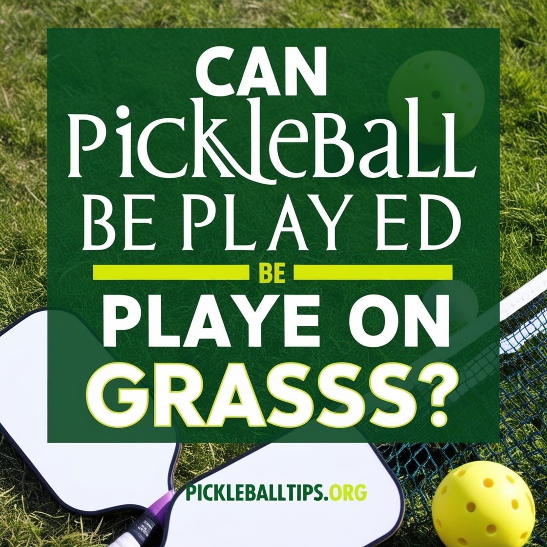 Can Pickleball Be Played on Grass