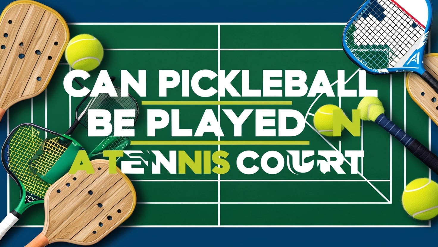 Can Pickleball Be Played on a Tennis Court