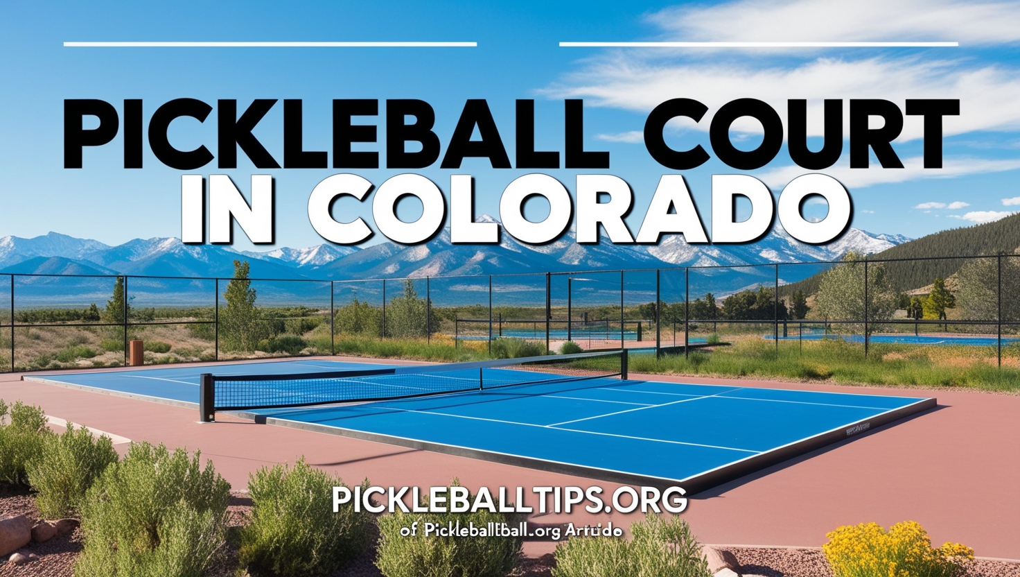 Pickleball Court in Colorado