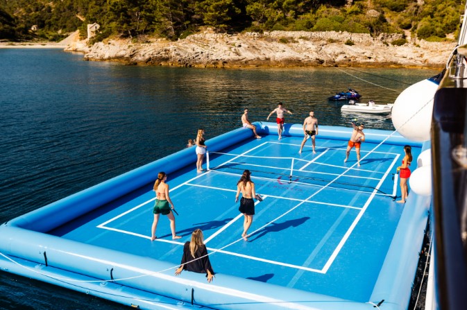 Pickleball Court in Singapore River