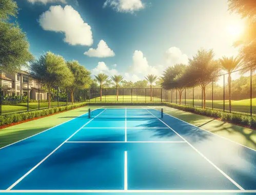 Pickleball Courts in the Central Water Catchment Area