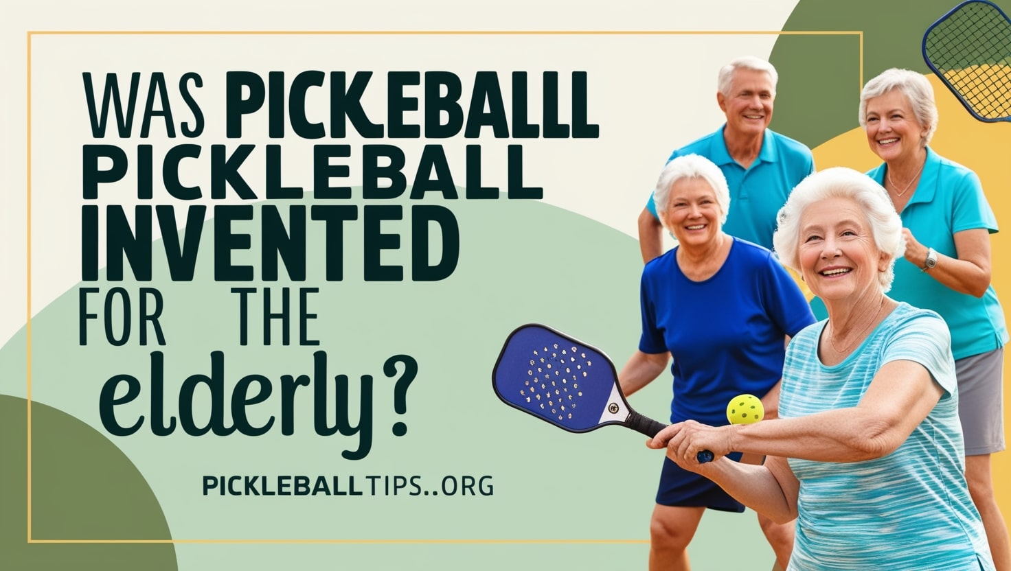 Was Pickleball Invented for the Elderly