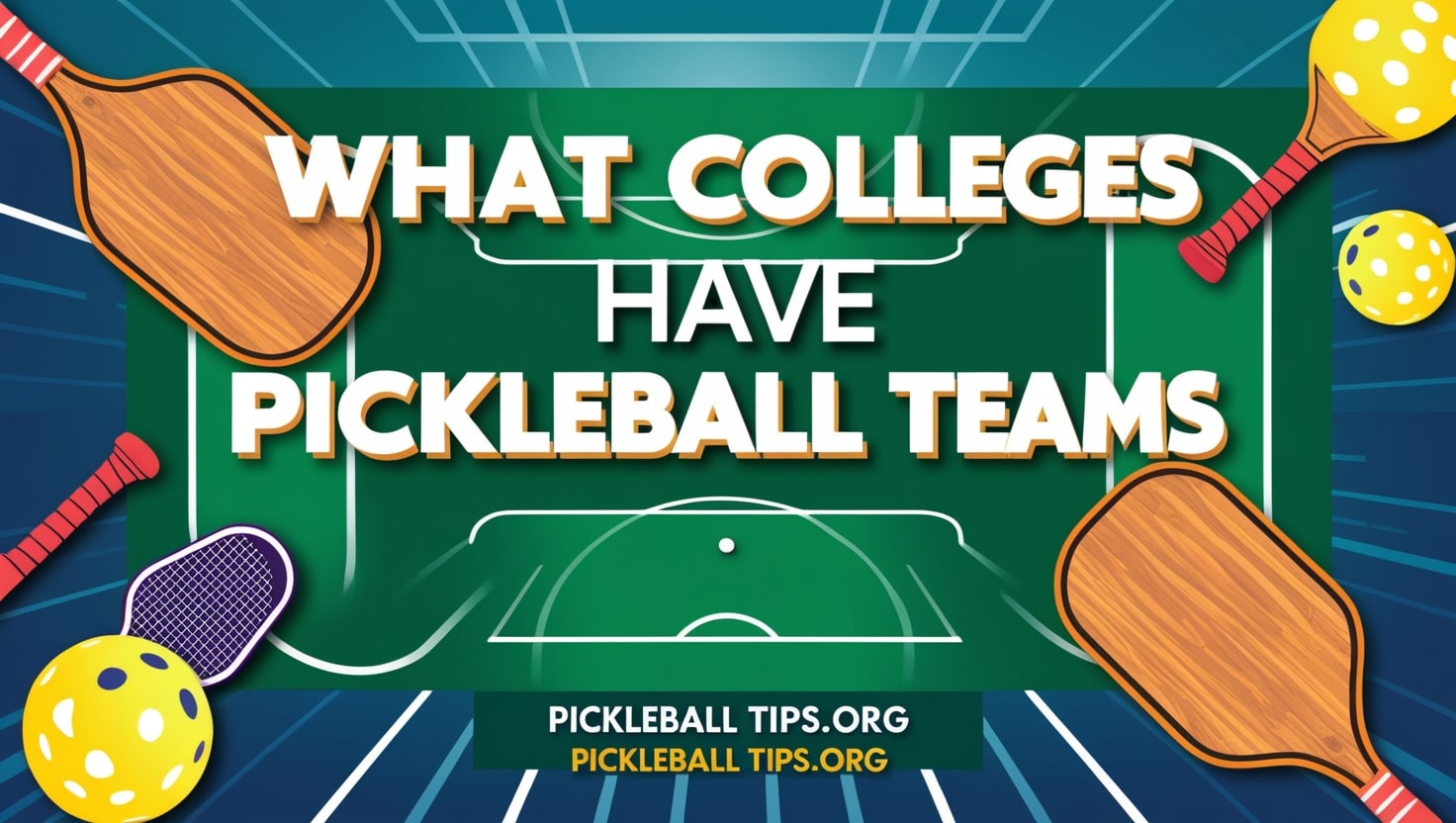 What Colleges Have Pickleball Teams