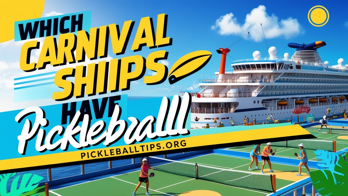 Which Carnival Ships Have Pickleball