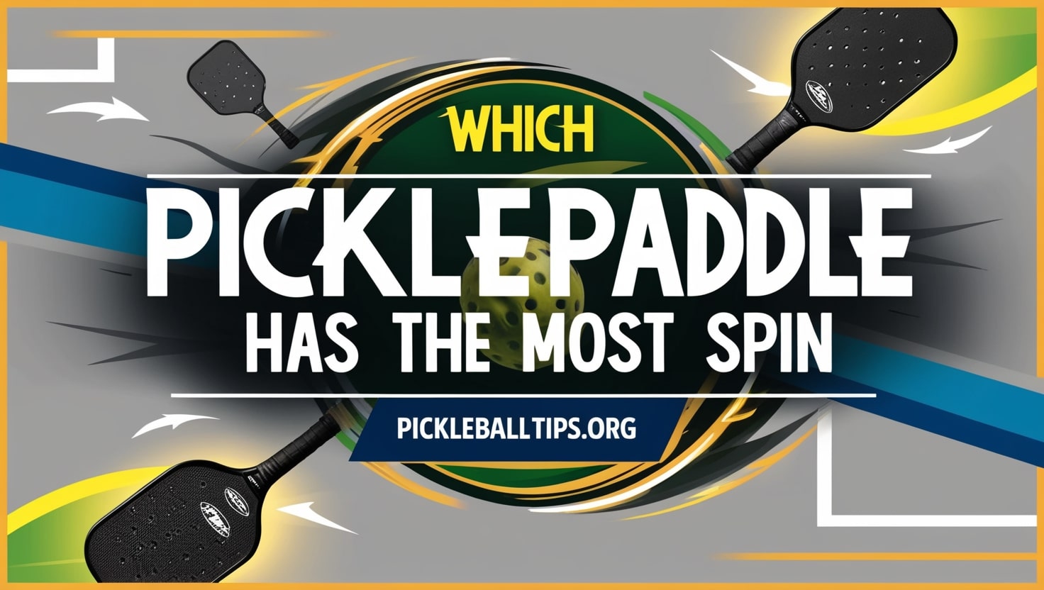 Which Pickleball Paddle Has the Most Spin