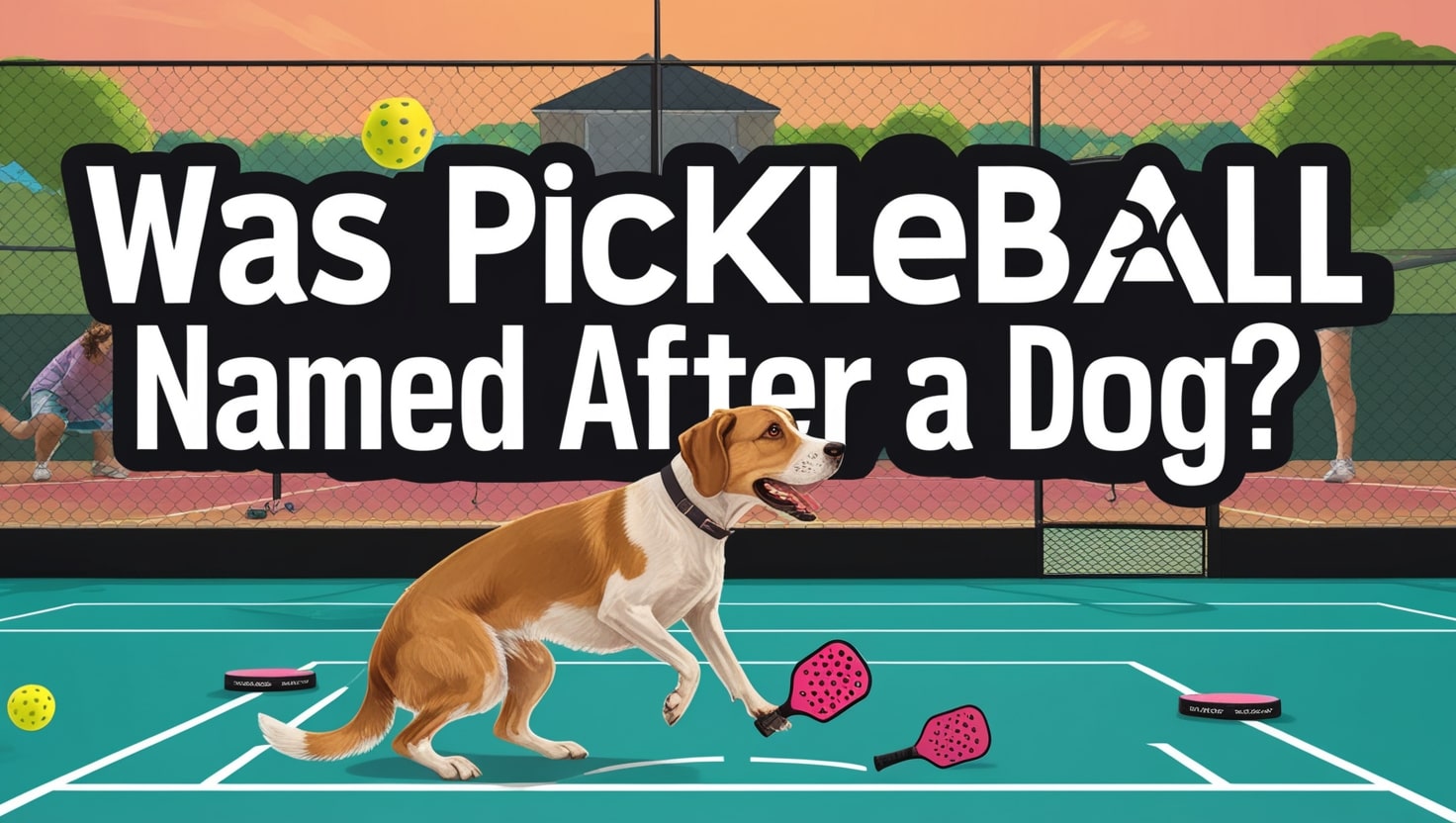 was pickleball named after a dog